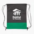 Pathway Non-Woven Drawstring Backpack — view 3