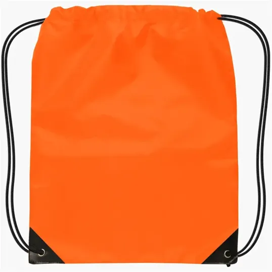Small Drawstring Cinch Backpack, 14" x 17" — view 9