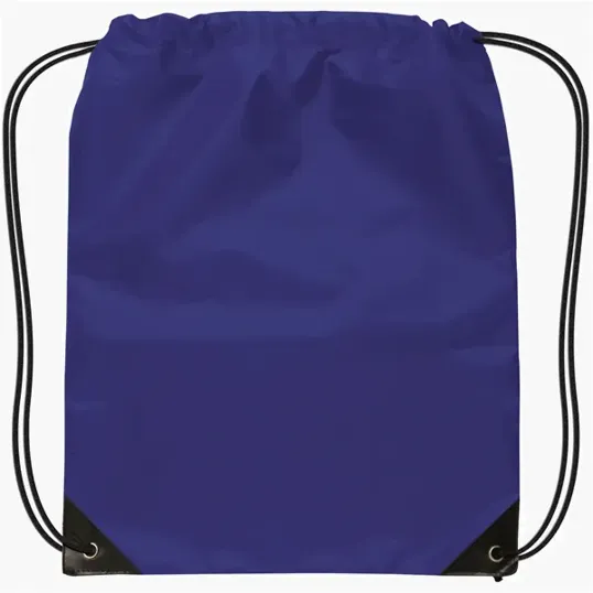 Small Drawstring Cinch Backpack, 14" x 17" — view 12