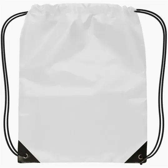 Small Drawstring Cinch Backpack, 14" x 17" — view 13