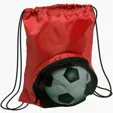 Drawstring Backpack with Zippered Pocket — view 5