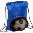 Drawstring Backpack with Zippered Pocket — view 6