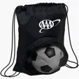 Drawstring Backpack with Zippered Pocket