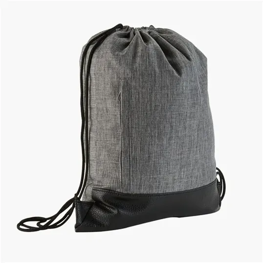 Heathered Drawstring Backpack — view 2