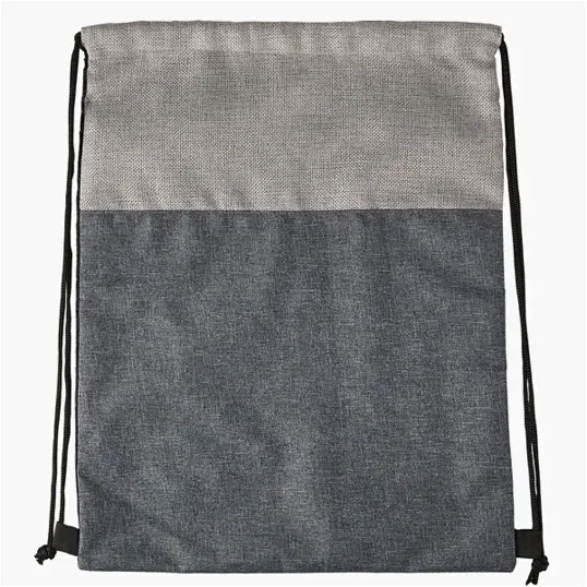 Heathered N' Jute Drawstring Backpack — view 6