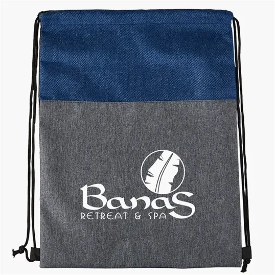 Heathered N' Jute Drawstring Backpack — view 2