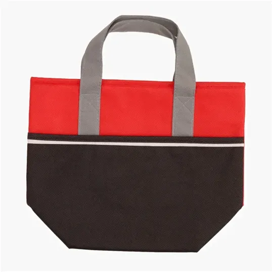 Insulated Cooler Tote Bag with Zippered Top — view 11