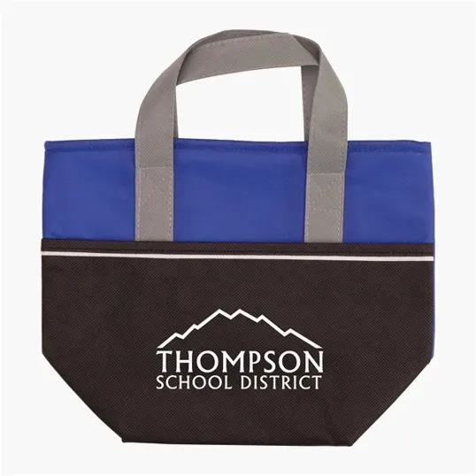 Insulated Cooler Tote Bag with Zippered Top — view 3