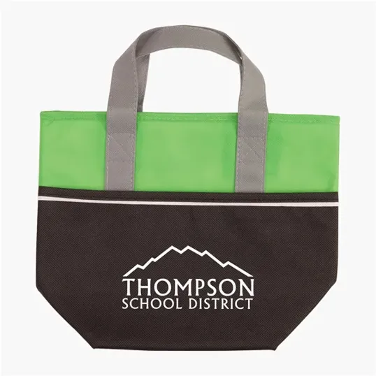 Insulated Cooler Tote Bag with Zippered Top — view 4