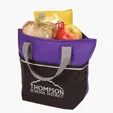 Insulated Cooler Tote Bag with Zippered Top