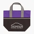 Insulated Cooler Tote Bag with Zippered Top — view 5