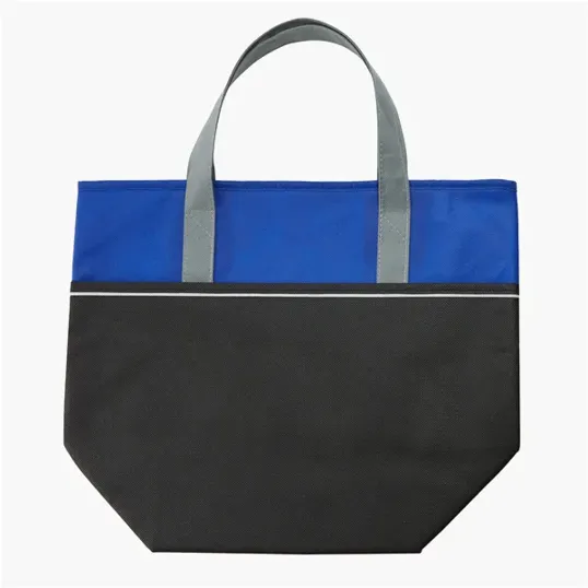 Non-Woven Insulated Cooler Bag with Zippered Top — view 2