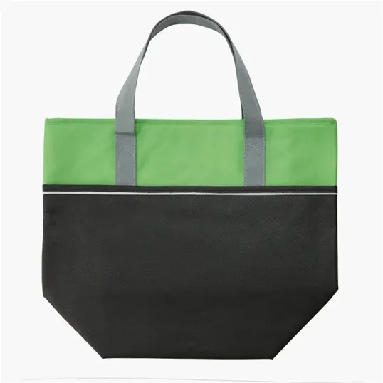 Non-Woven Insulated Cooler Bag with Zippered Top — view 3