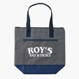 Recycled Insulated Cooler Bag with Zippered Top and Front Pocket — view 2