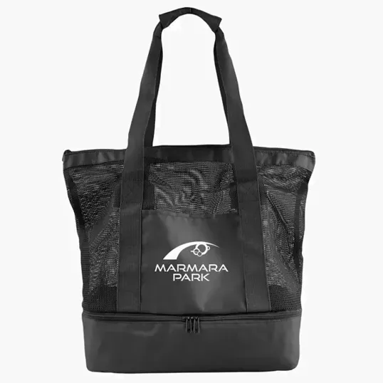 RPET Mesh Beach Cooler Tote — view 2