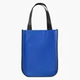 Evans Curved Bottom Tote Bag, 4 1/2" x 9" x 12" — view 3