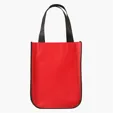 Evans Curved Bottom Tote Bag, 4 1/2" x 9" x 12" — view 4
