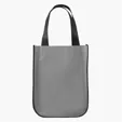 Evans Curved Bottom Tote Bag, 4 1/2" x 9" x 12" — view 11