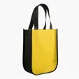 Evans Curved Bottom Tote Bag, 4 1/2" x 9" x 12" — view 12
