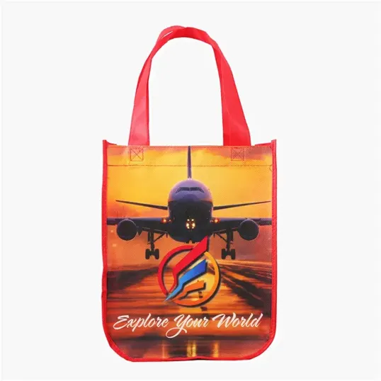 Evans Sublimated Curved Bottom Tote, 12"H x 9 1/2"W x 4 1/2"D — view 7