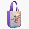 Evans Sublimated Curved Bottom Tote, 12"H x 9 1/2"W x 4 1/2"D — view 3