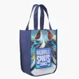 Evans Sublimated Curved Bottom Tote, 12"H x 9 1/2"W x 4 1/2"D — view 8