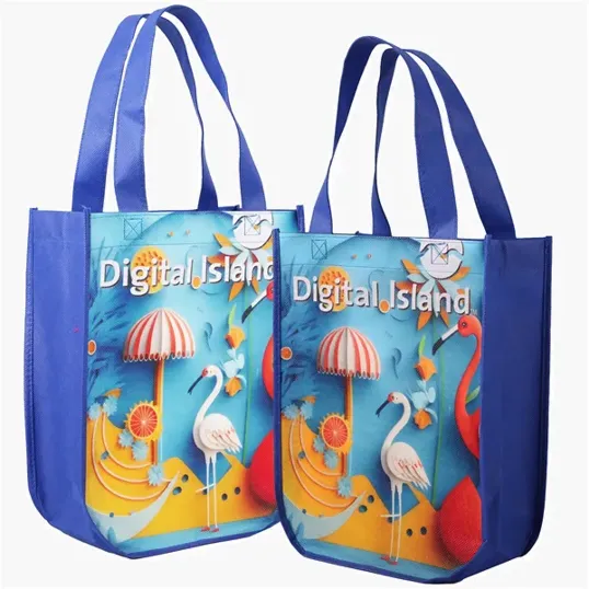 Evans Sublimated Curved Bottom Tote — view 4
