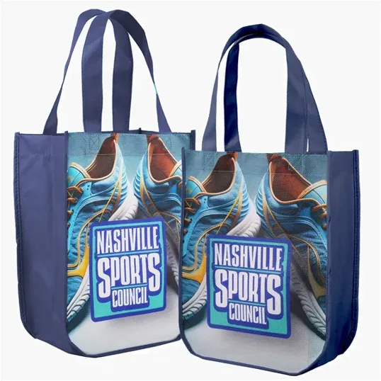 Evans Sublimated Curved Bottom Tote — view 5