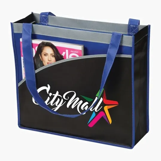 Evans Convention Tote Bag with Curved Front Pocket