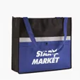 Evans Non-Woven Tote Bag with Pocket, 14" x 16" x 5"
