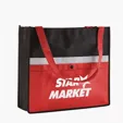 Evans Non-Woven Tote Bag with Pocket, 14" x 16" x 5" — view 6
