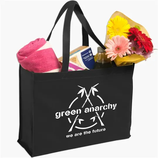 Evans Non-Woven Shopping Tote with 22" Handles — view 2