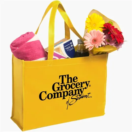 Evans Non-Woven Shopping Tote with 22" Handles — view 3