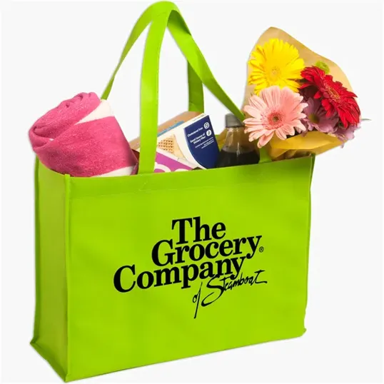 Evans Non-Woven Shopping Tote with 22" Handles — view 6