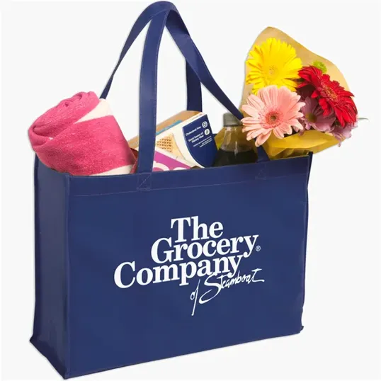 Evans Non-Woven Shopping Tote with 22" Handles — view 11