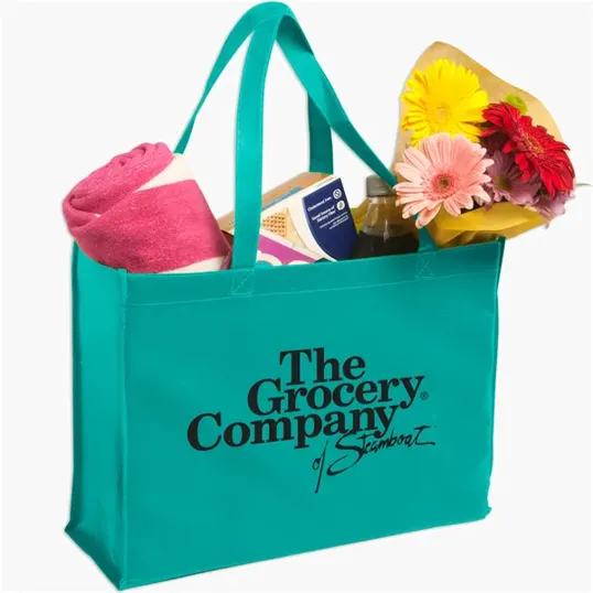 Evans Non-Woven Shopping Tote with 22" Handles — view 13