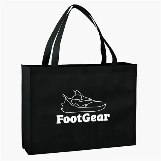 Evans Shopping Tote Bag, 15" x 20" Non-Woven Polypropylene