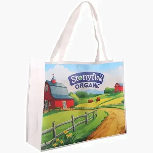 Evans Sublimated Large Shopping Tote — view 4