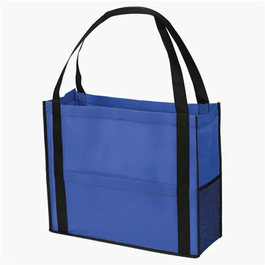 Chandler Non-Woven Mesh Tote Bag with Gusset — view 7