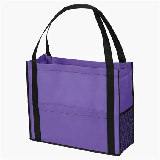 Chandler Non-Woven Mesh Tote Bag with Gusset — view 9