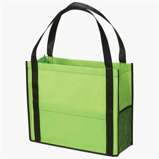 Chandler Non-Woven Mesh Tote Bag with Gusset — view 11