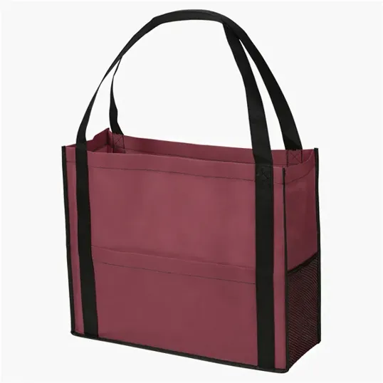 Chandler Non-Woven Mesh Tote Bag with Gusset — view 12
