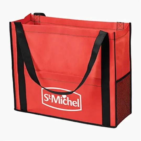 Chandler Non-Woven Mesh Tote Bag with Gusset — view 2