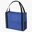 Chandler Non-Woven Mesh Tote Bag with Gusset — view 7