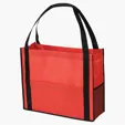 Chandler Non-Woven Mesh Tote Bag with Gusset — view 8