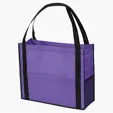 Chandler Non-Woven Mesh Tote Bag with Gusset — view 9