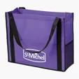 Chandler Non-Woven Mesh Tote Bag with Gusset — view 3