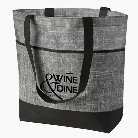 Evans Non-Woven Tote Bag with Pockets
