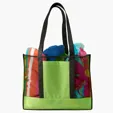 Evans Non-Woven Beach Tote with Mesh Front — view 6