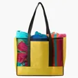 Evans Non-Woven Beach Tote with Mesh Front — view 11